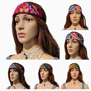 Peruvian  colorful handmade headbands/boho/summer style